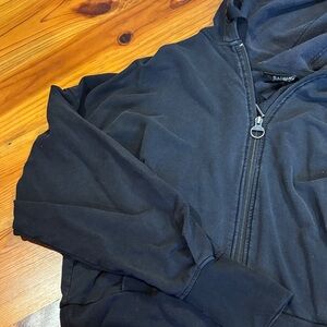 Athleta Black Zip-Up Hoodie